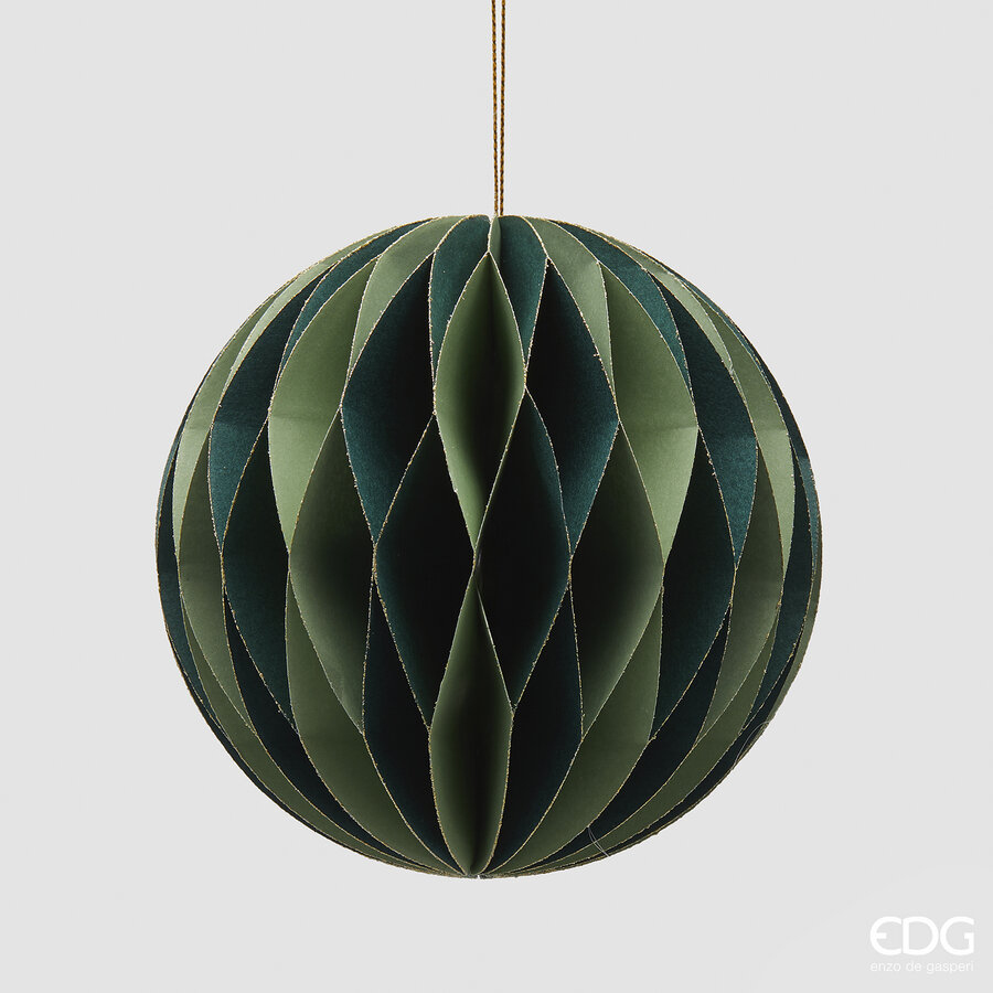 Jucărie brad Palla Origami D12 Green Mix