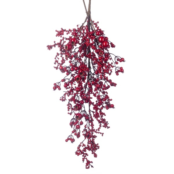 Декоративная веточка Berry Teardrop