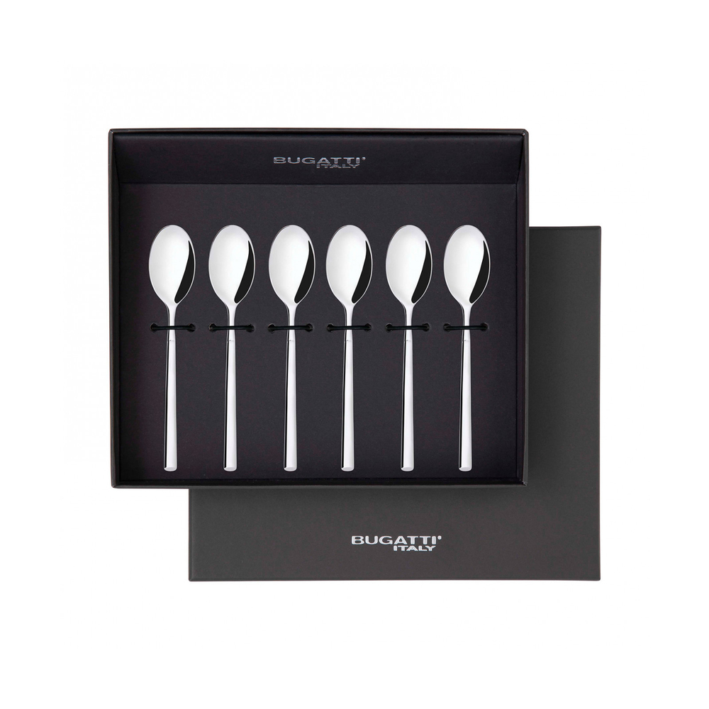 Portofino Set of 6 moka spoons in Lux Box