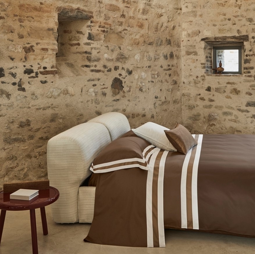 Постельное белье Sentieri 220X200 Corteccia-Tortora