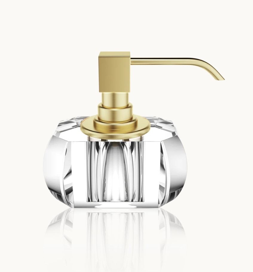 Kristall Dozator pentru săpun crystal clear/gold matt