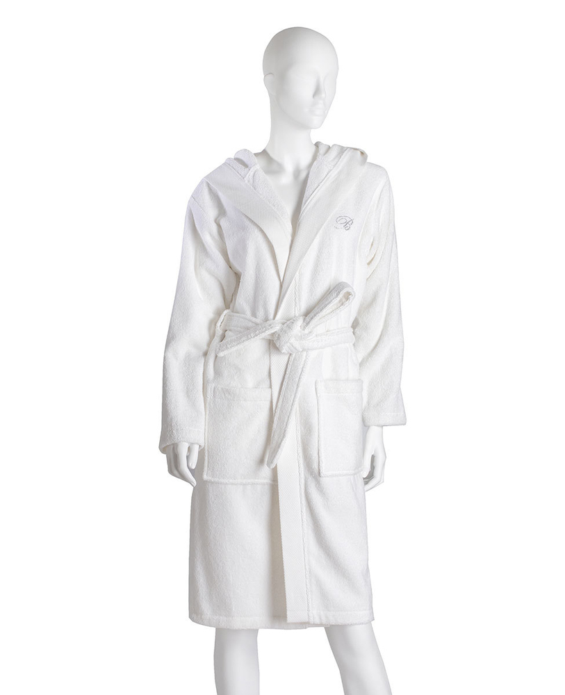Банный халат Benessere S White