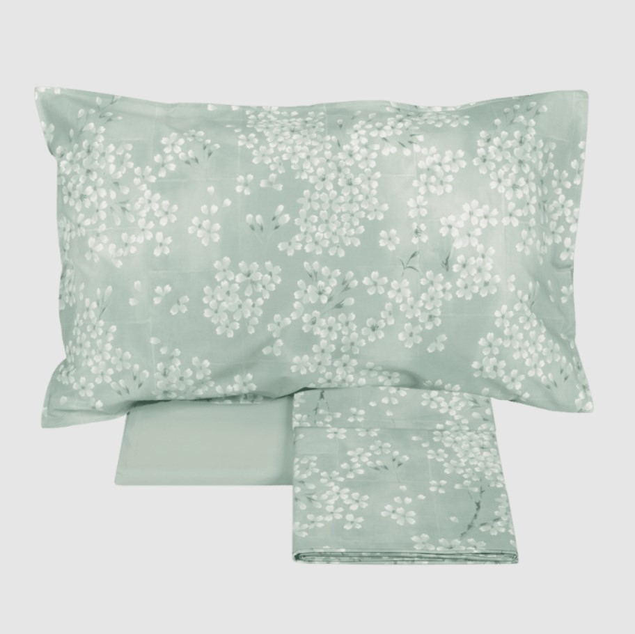 Постельное белье Kimono 155X200 gray green