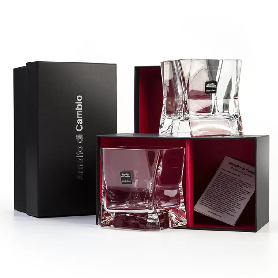 Cibi Crystal whiskey glass Double Old Fashion