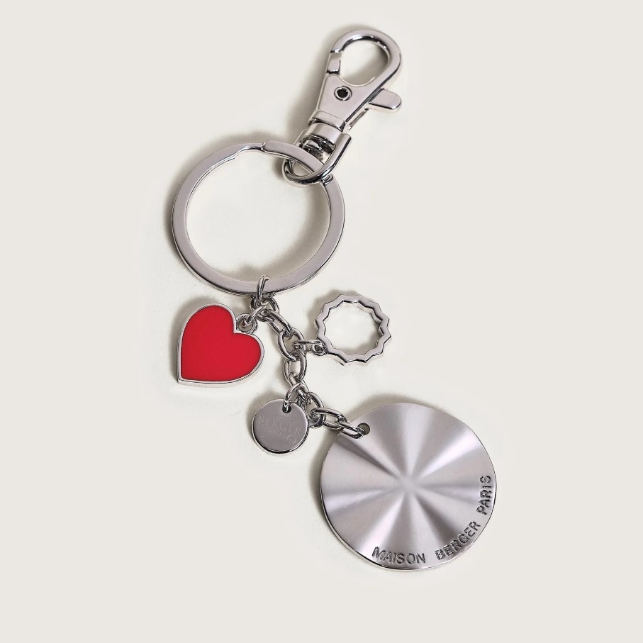 Car Diffuser Ophelia + decorative keychain (silver)