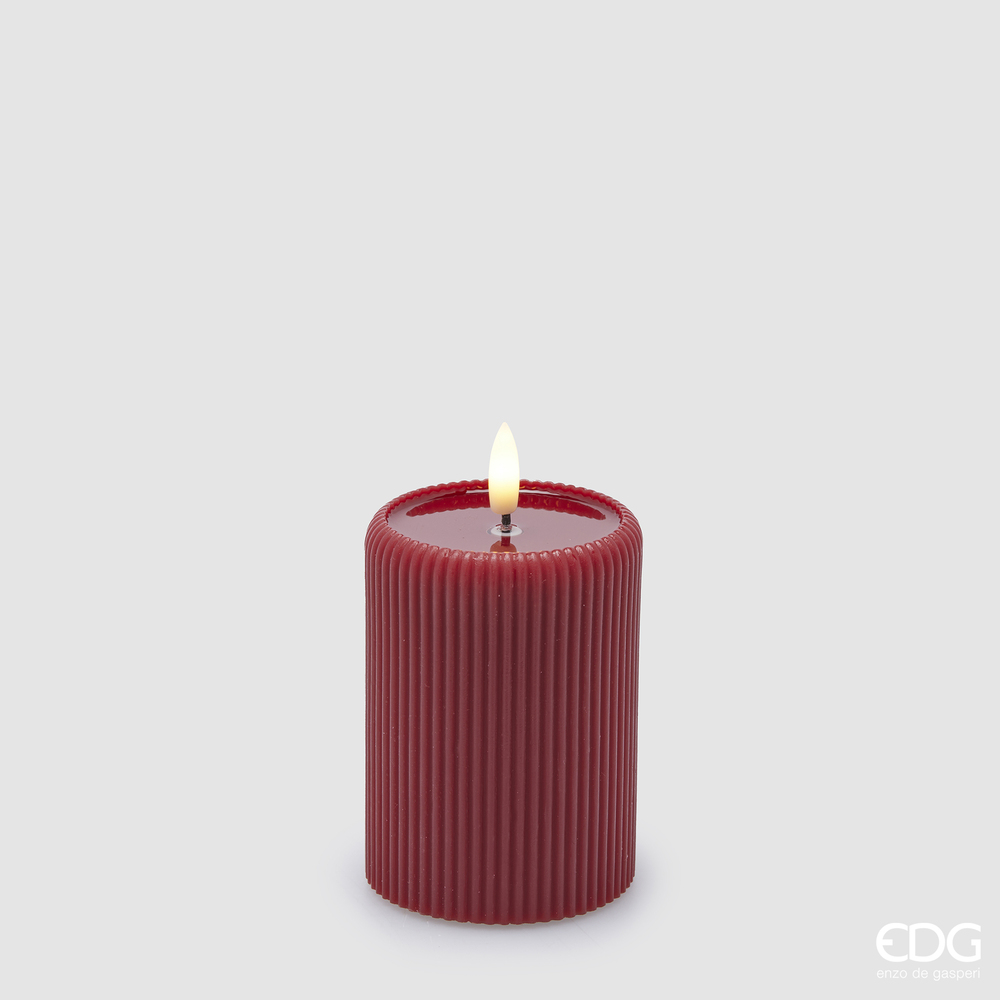Lumînare Electrică Lounge Cilindro Miniled Red