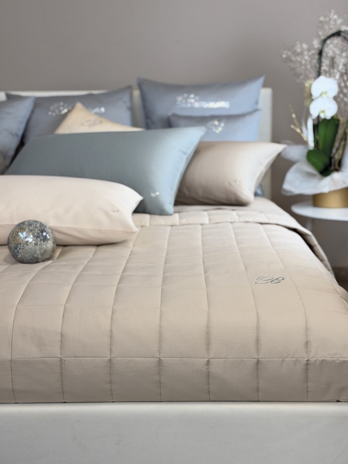 Samira Bedspread 270X270 cuttlefish