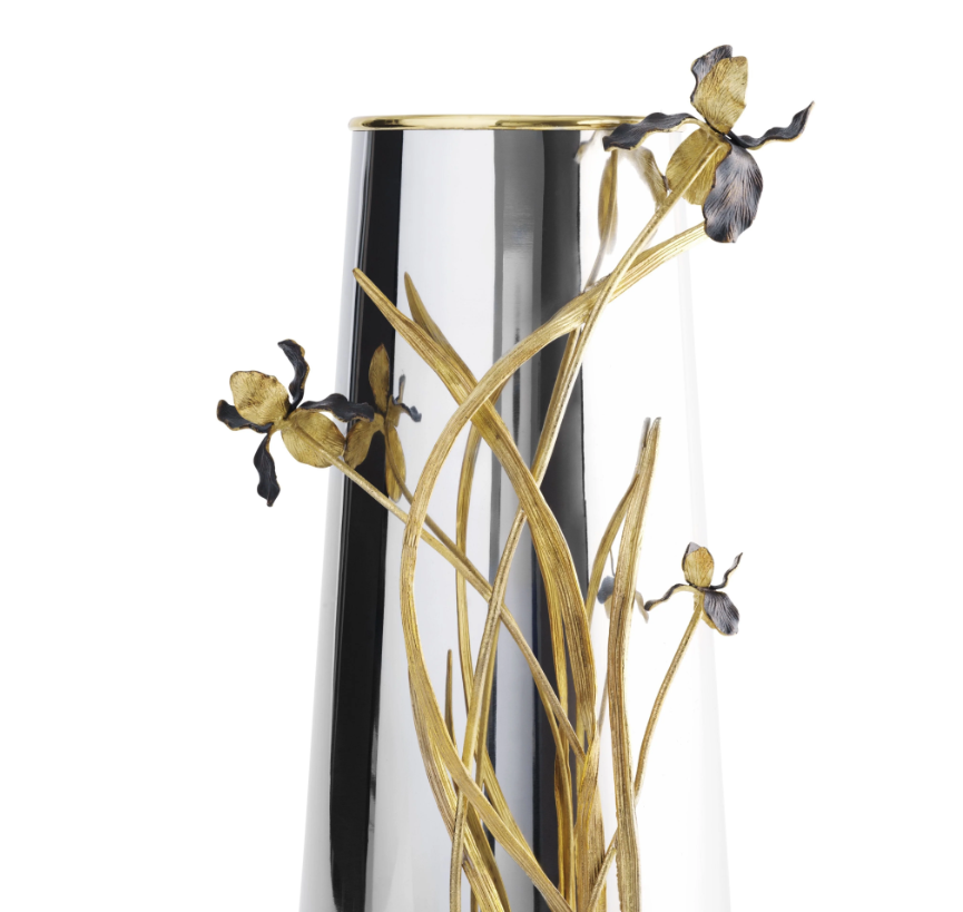 Black Iris Vase