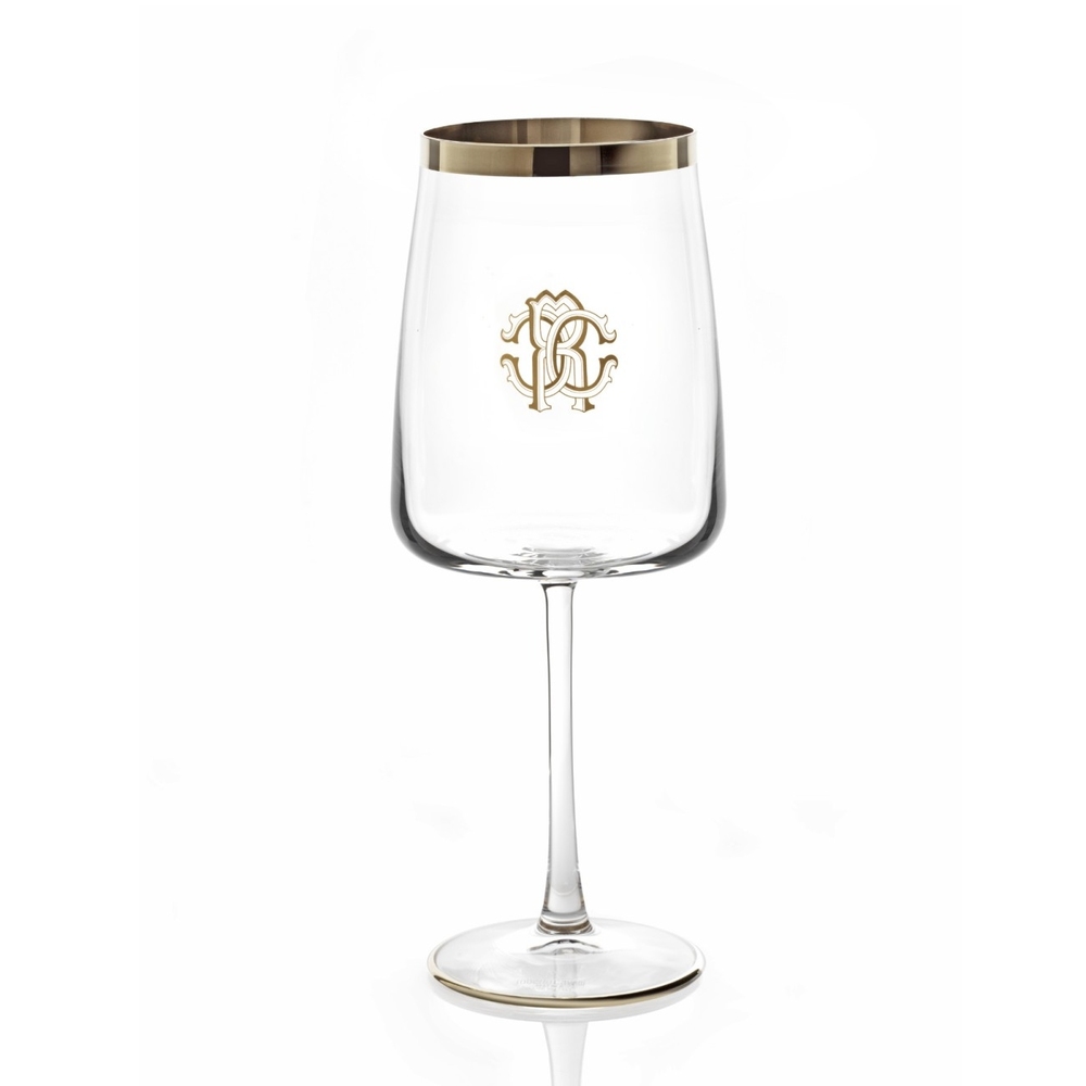 New Monogram Platinum Set de 2 pahare de vin