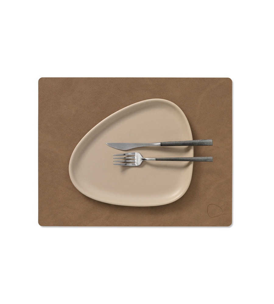 Table Mat Square M Brown