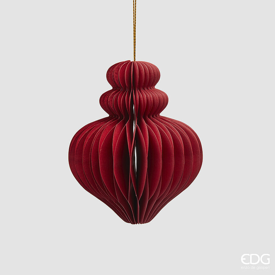 Jucărie brad Trottola Origami H10 Red
