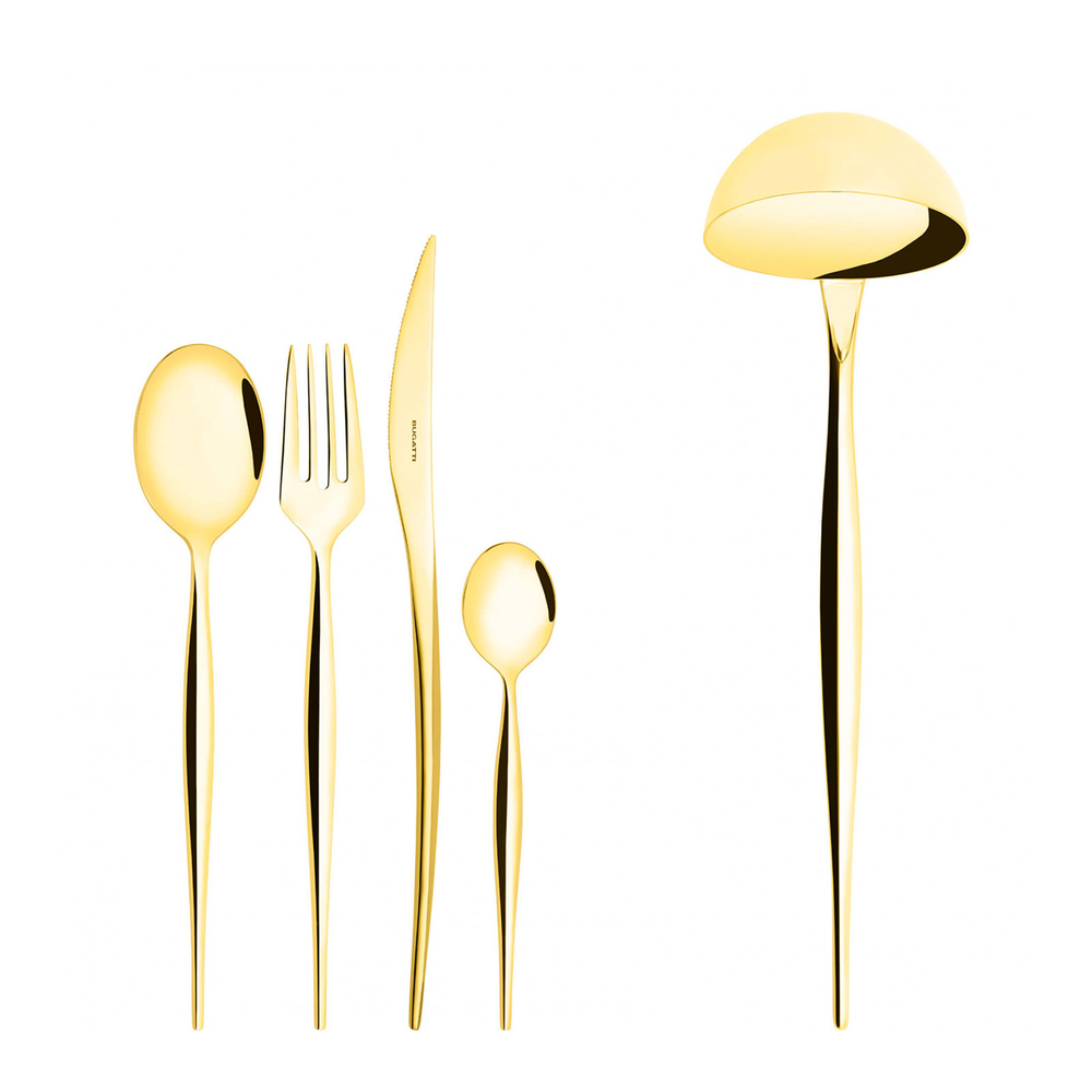 Natura Gold Набор из 49 столовых приборов в деревянной коробке