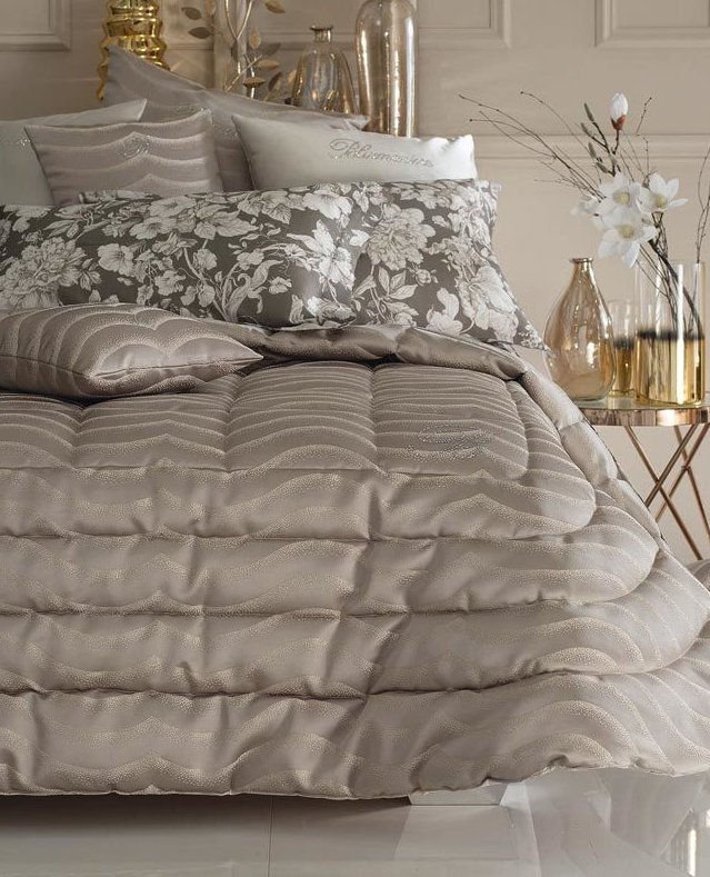 Bedspread Jasmine 270X270 stone