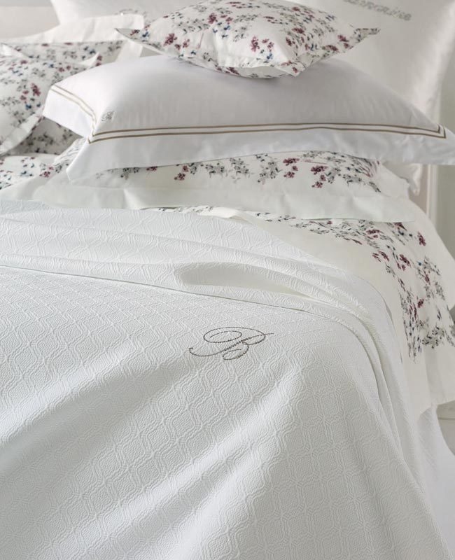 Delfina Bedspread 270X270 bianco