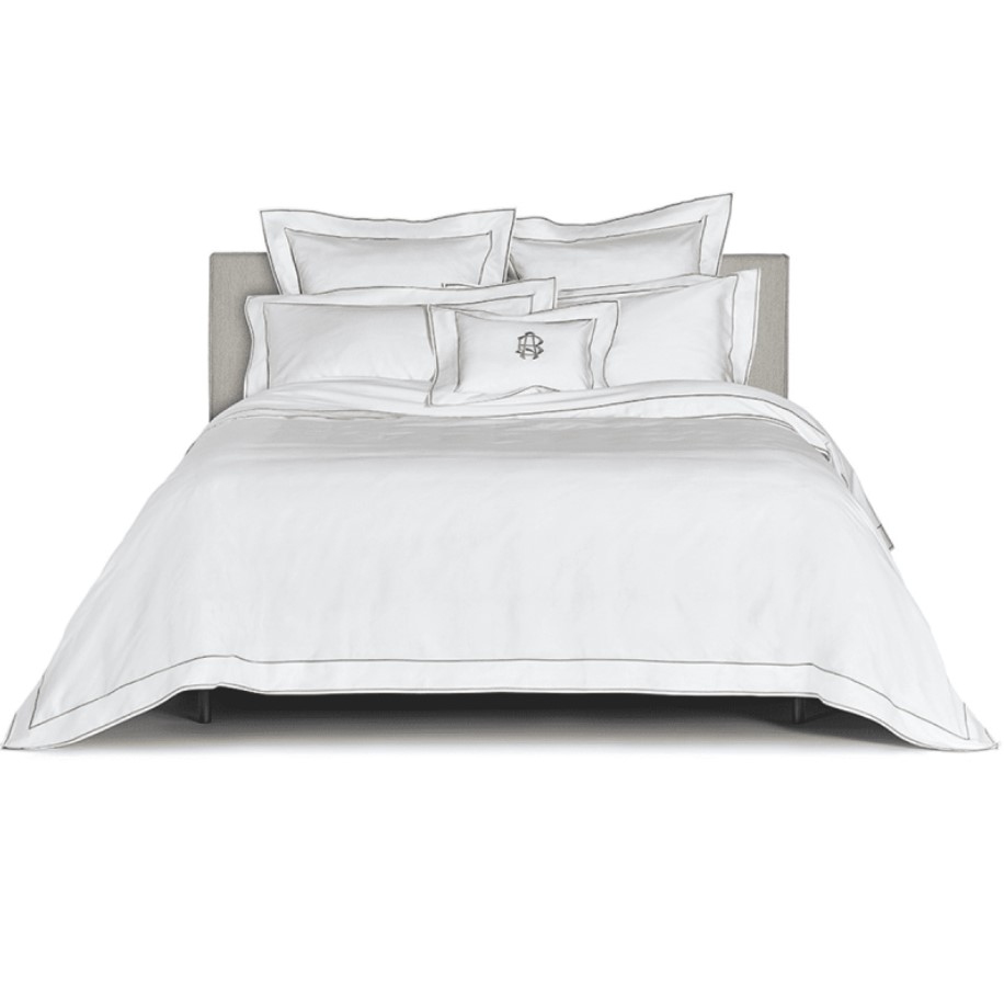 Duvet cover set Isola 220X200 Bianco+Grigio