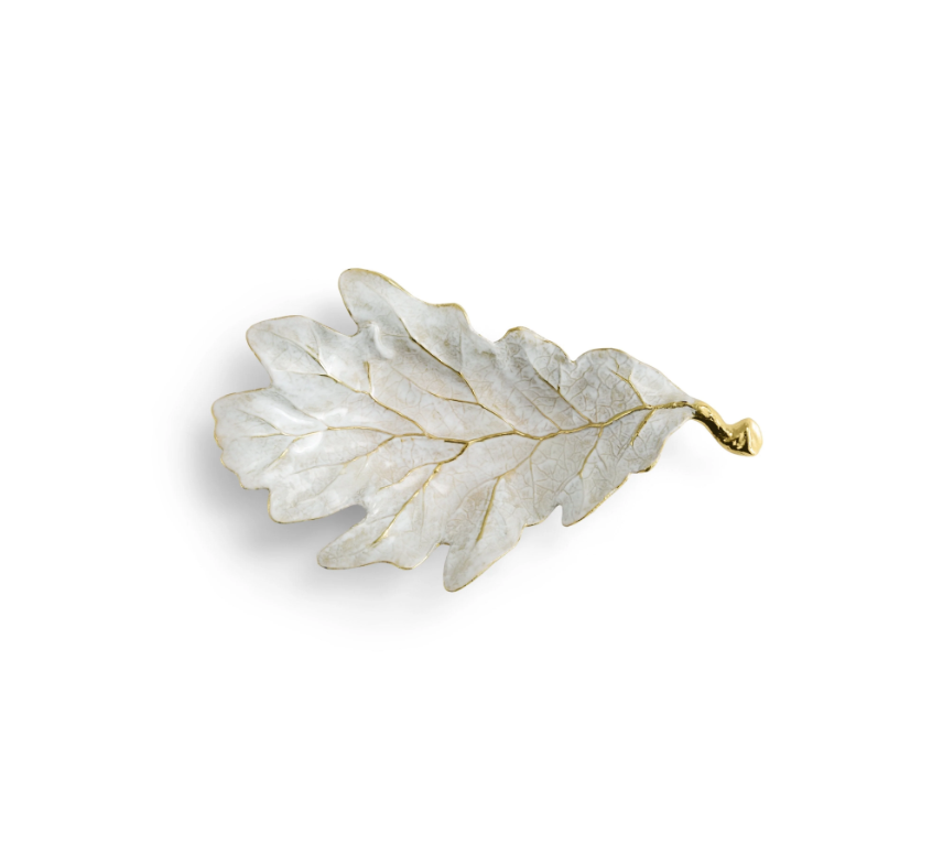 Winter Leaves Farfurie pentru aperitive Red Oak