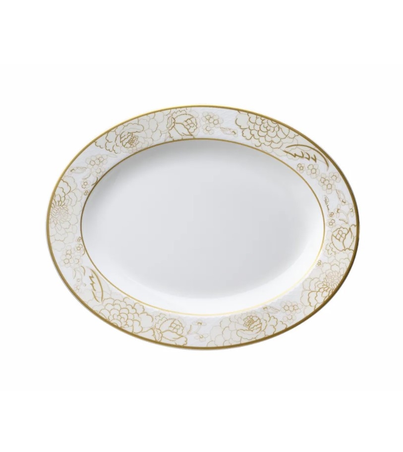 Blooming Roses Platou Oval
