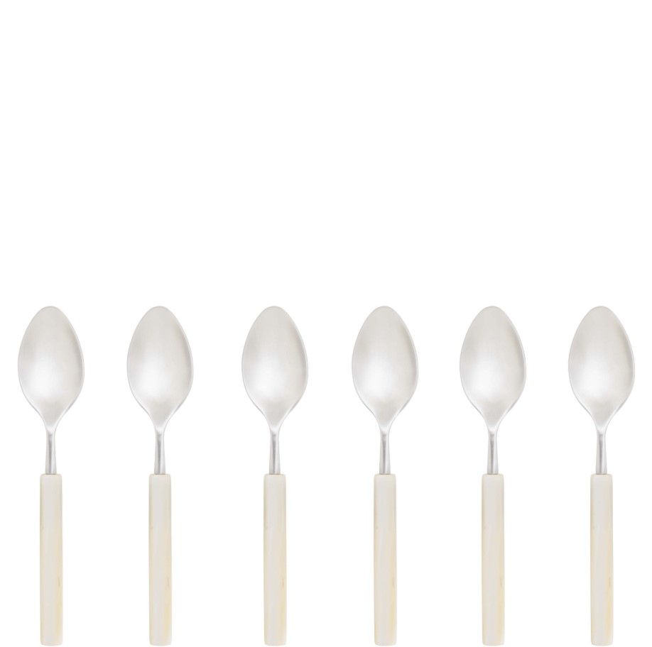 Mediterraneo Set de 6 linguri de cafea în cutie cadou