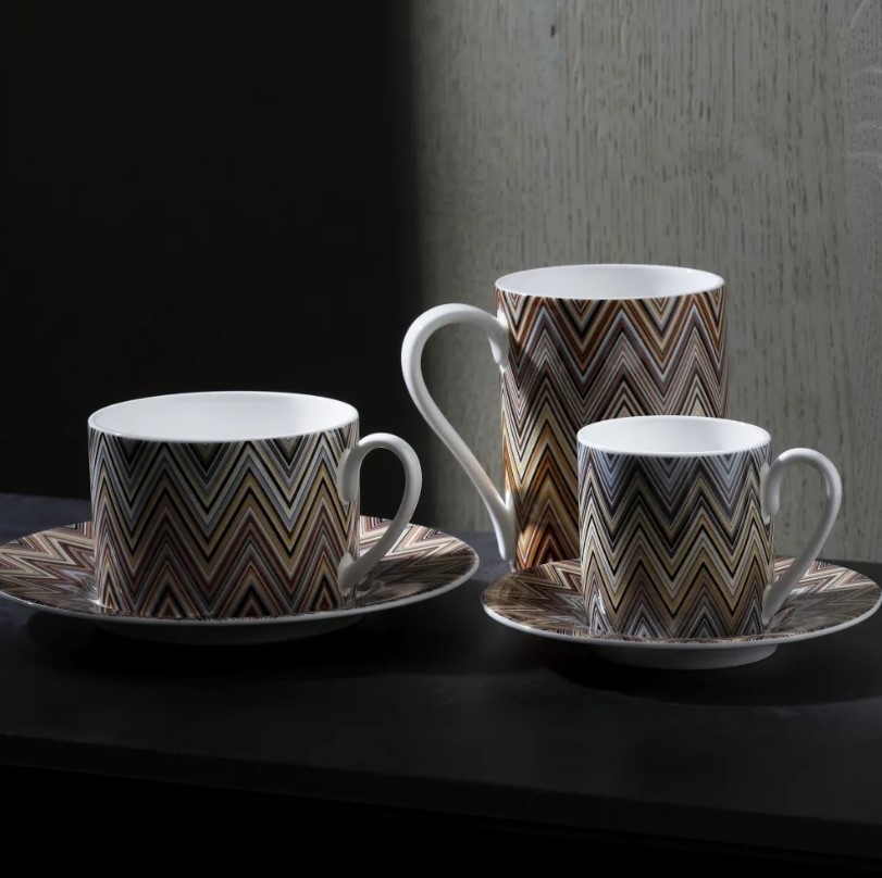 Zig Zag Jarris 148 Set of 2 tea cups and saucers