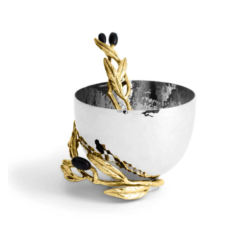 Olive Branch Чаша для орехов с ложкой