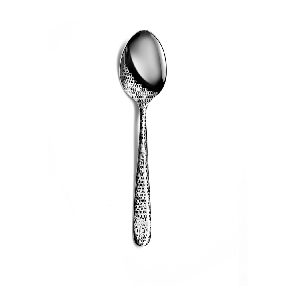 Lizzard Platinum Set of 6 dessert spoons 