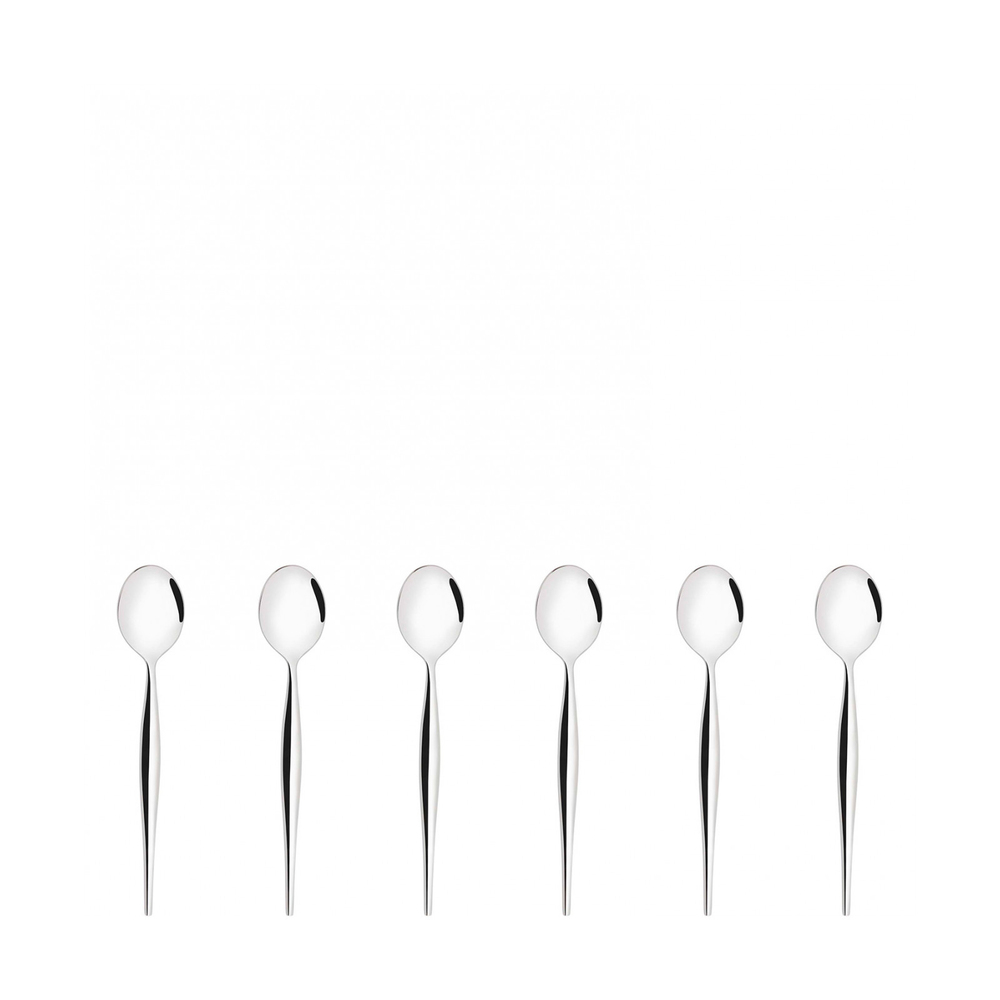Natura Set of 6 moka spoons in a Gift Box 