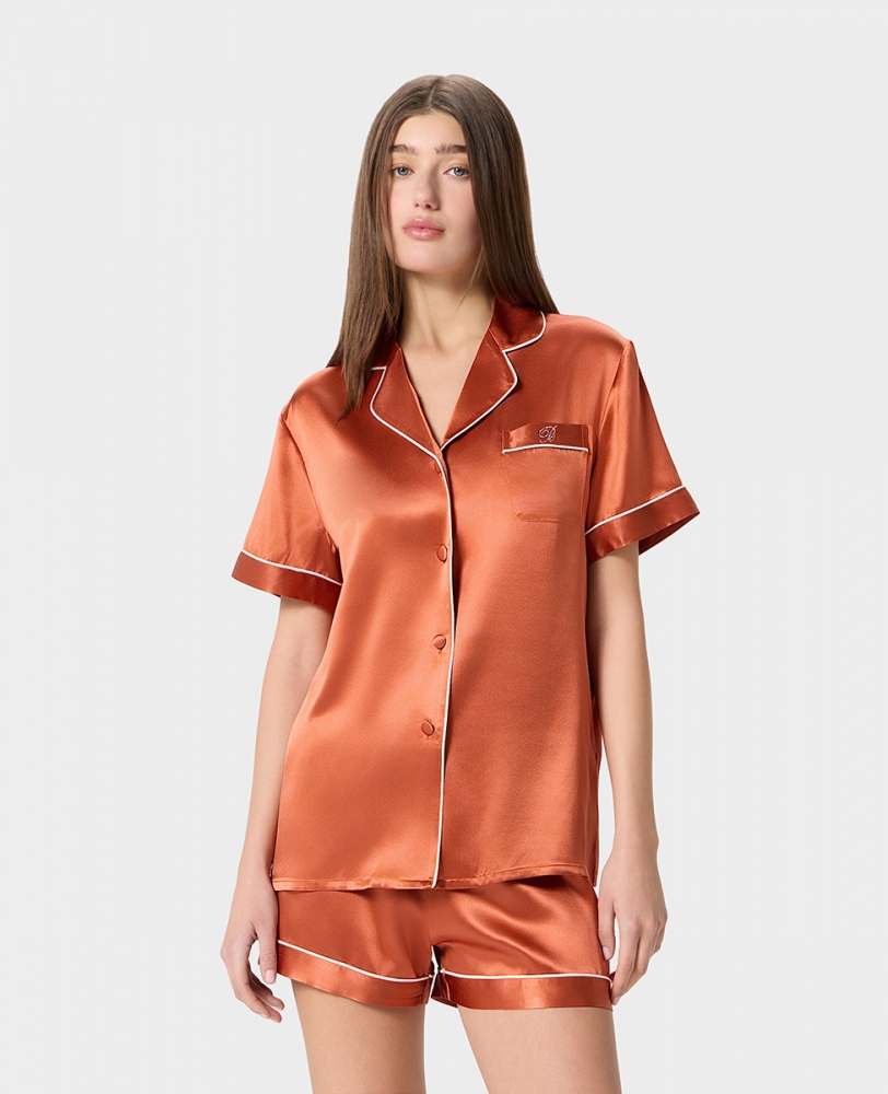 Pijama de casă Seta S brandy