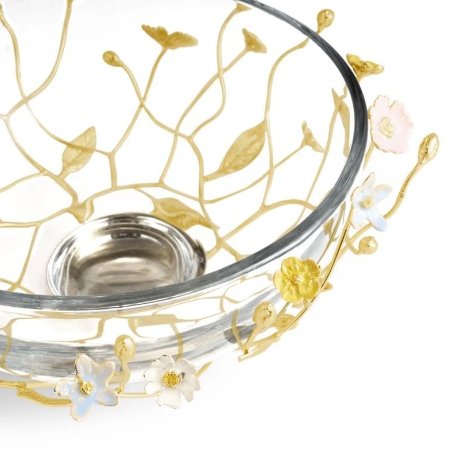 Wildflowers Glass Bowl