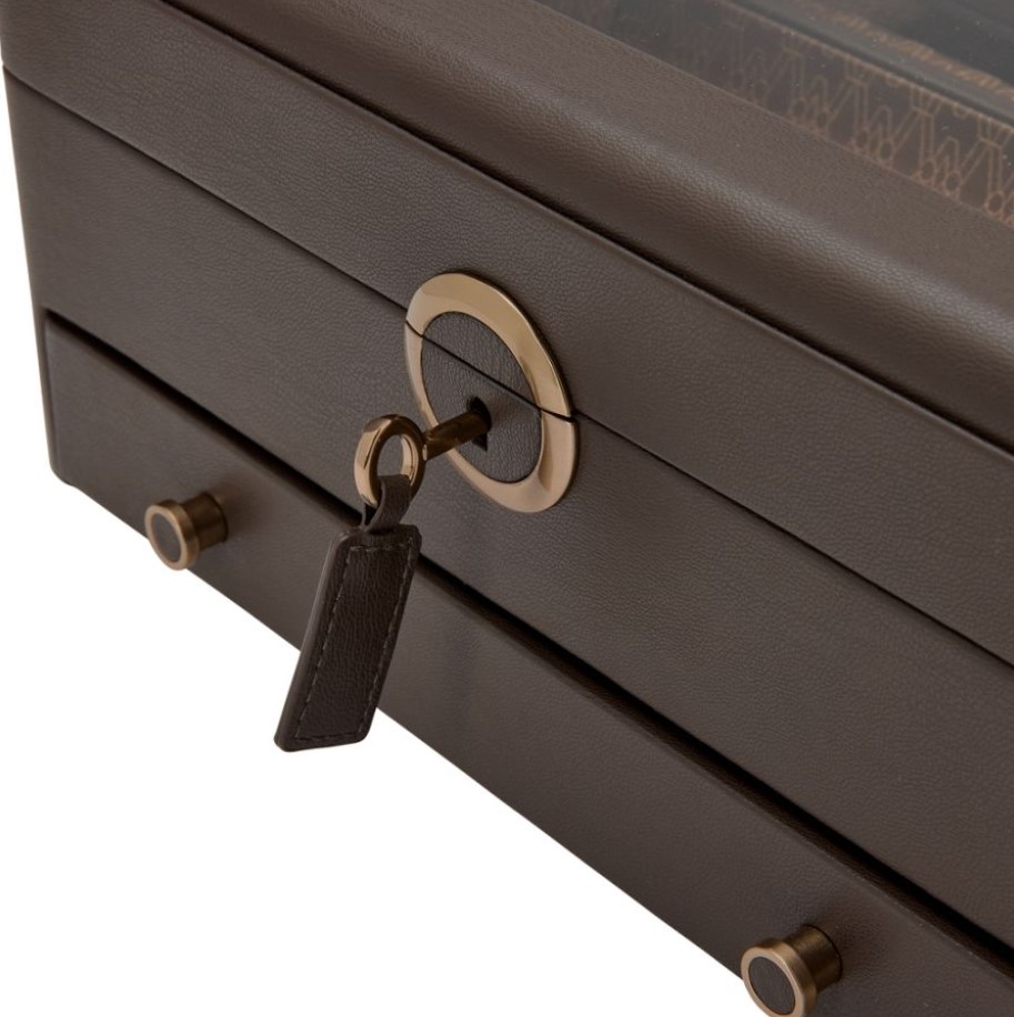 Шкатулка для украшений с подставкой для часов Earth Coffee