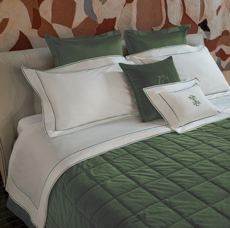 Bedspread Arcimboldi 270X270 verde bosco
