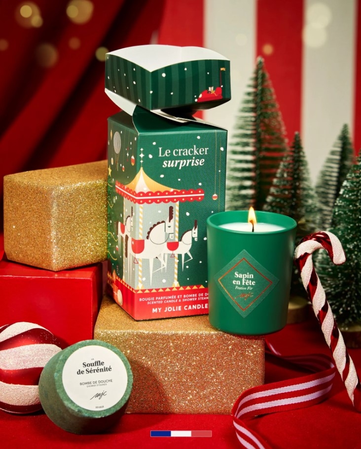 Gift box Cracker Sapin en Fête