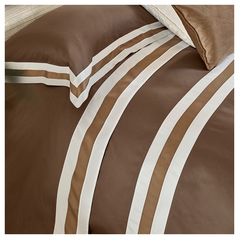 Duvet cover Sentieri 250X200 Corteccia-Tortora