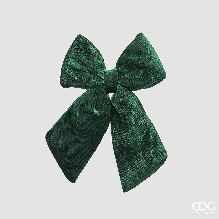 Velvet bow Fiocco Velluto H20 Green