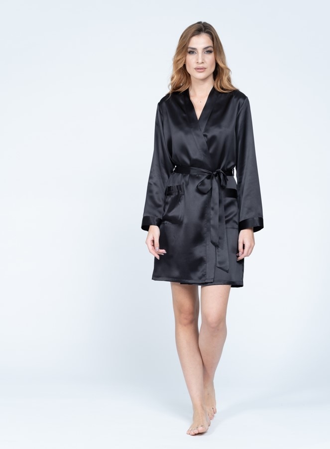 Dressing gown Soraya M Nero