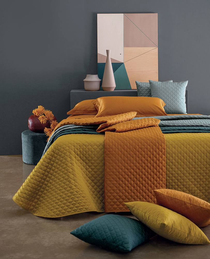 Cuvertură Botticelli 220X270 albastru închis