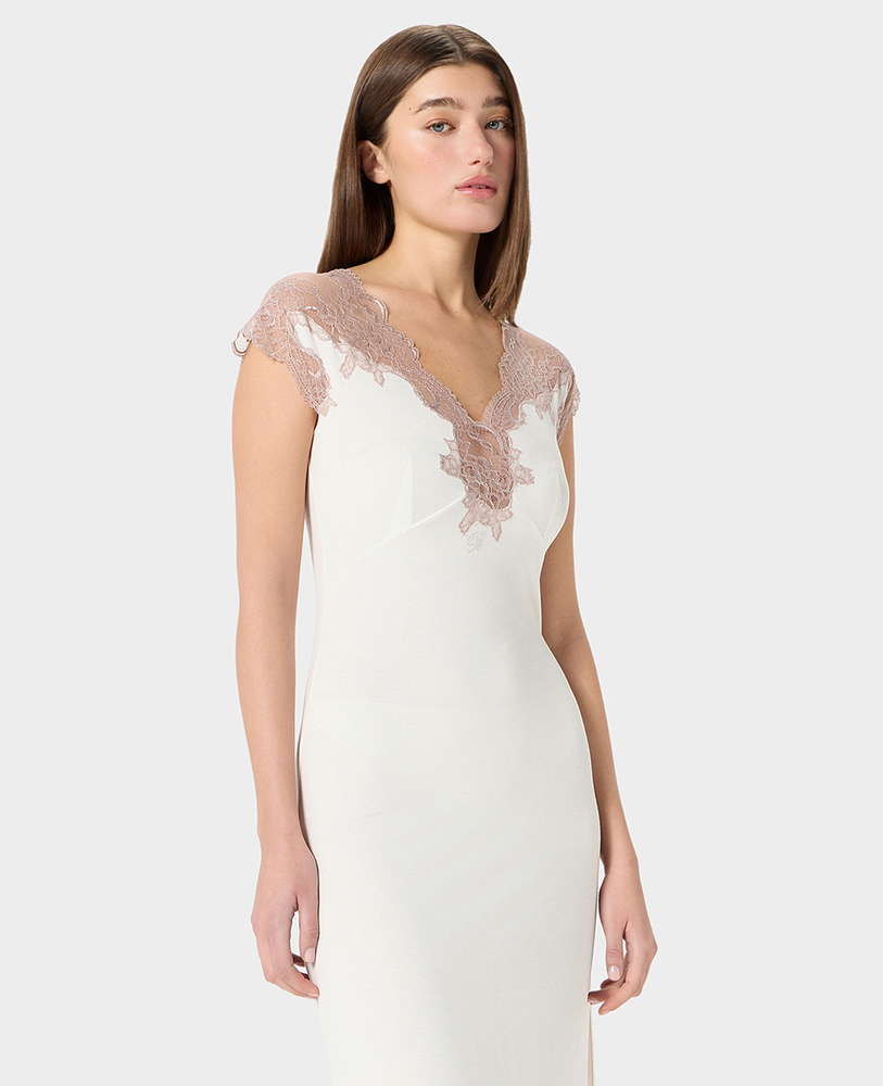 Rochie lungă Sensuale 44 avorio
