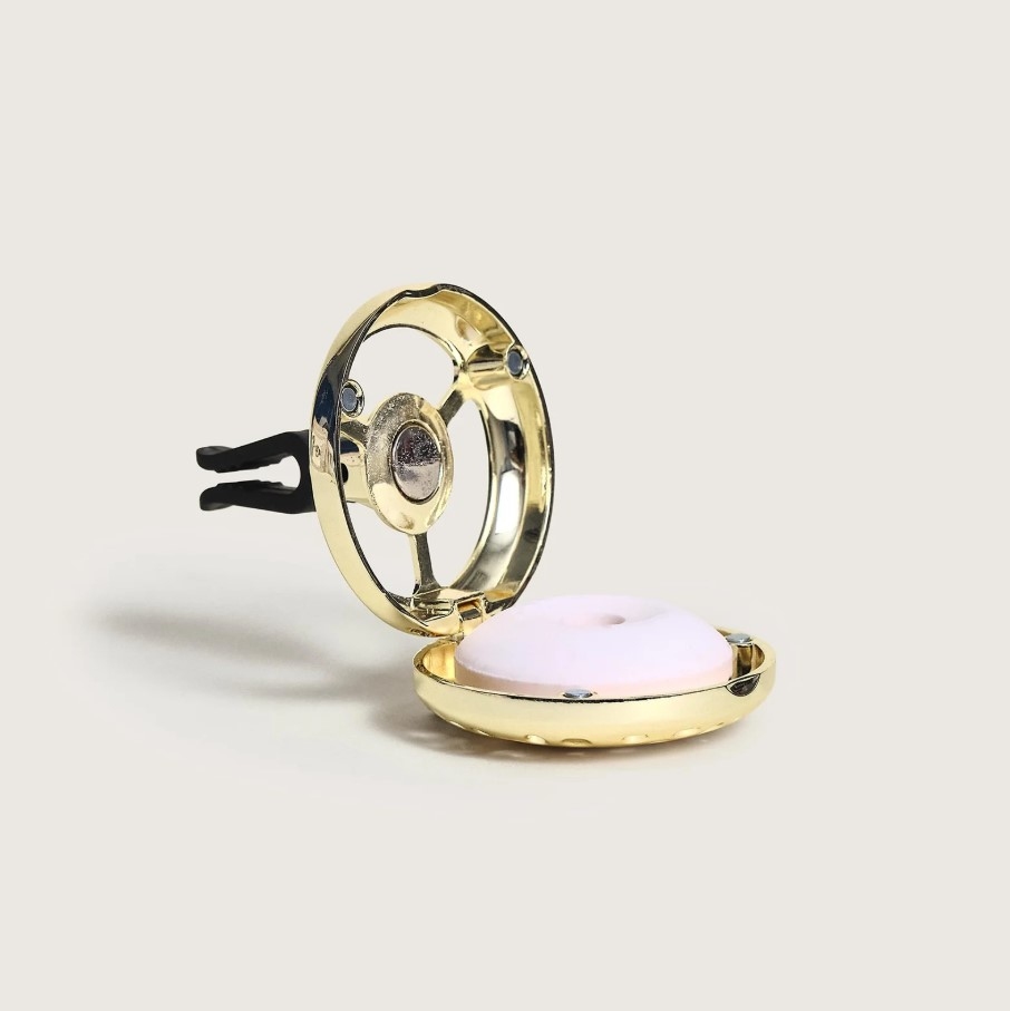 Difuzor pentru automobil Ophelia + breloc decorativ (gold)