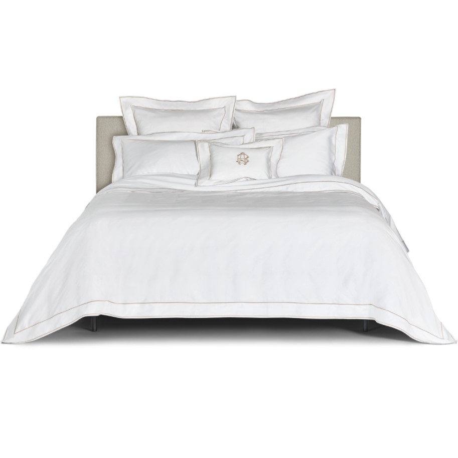 Постельное белье Isola 220X200 Bianco+Torrone