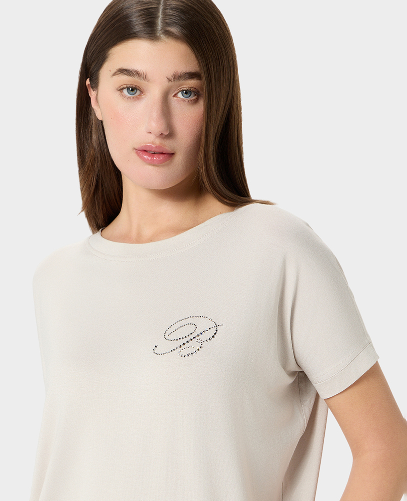 Блузка Ispirazioni Maxi T-Shirt M/L champagne