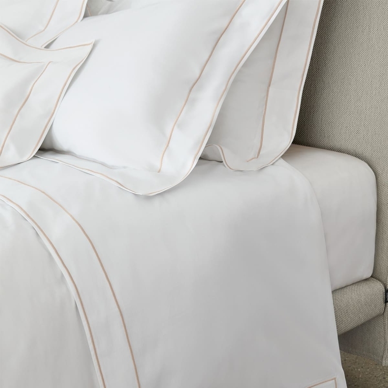 Lenjerie de pat Isola 250X220 Bianco+Torrone