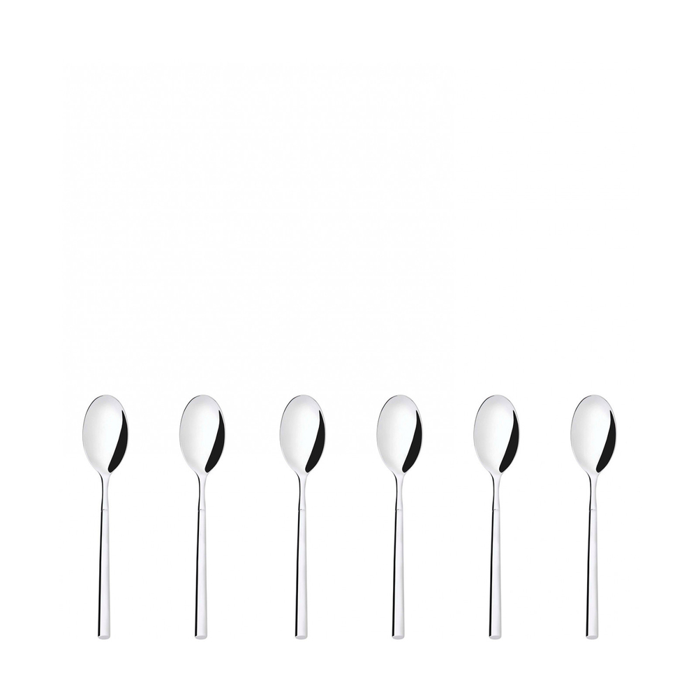 Portofino Set of 6 moka spoons in Lux Box