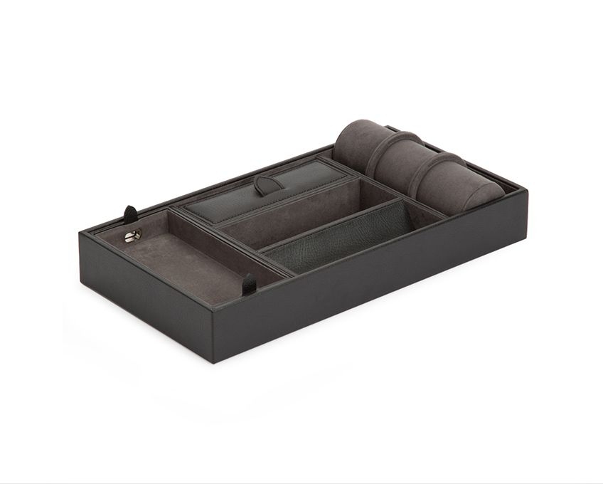 Blake Valet Tray With Cuff Grey