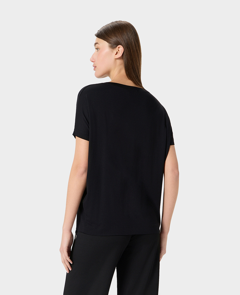 Блузка Ispirazioni Maxi T-Shirt S/M nero