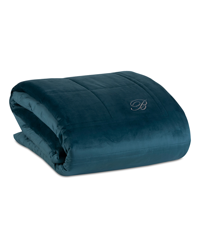 Покрывало Blu Velvet 270X270 синее (night)