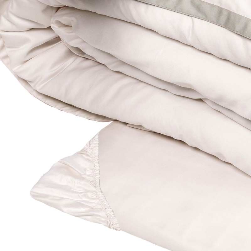 Duvet cover Hellen 250X200 Cioccolato+Bianco Seta