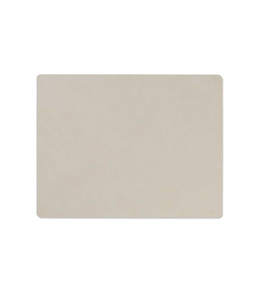 Table Mat Square M Oyster White