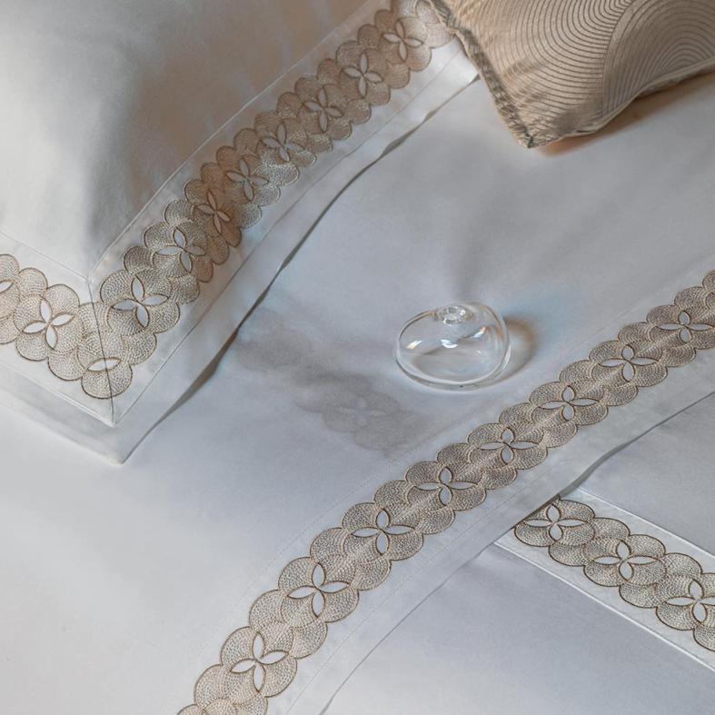 Постельное белье Bramante 250X200 bianco+corda