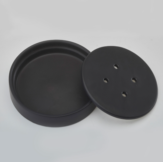 Forte Black Soap Dish