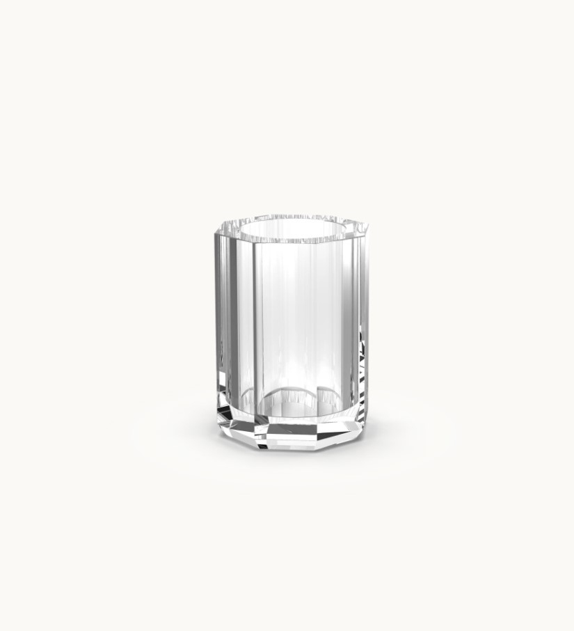 Kristall Pahar pentru periuțe crystal clear