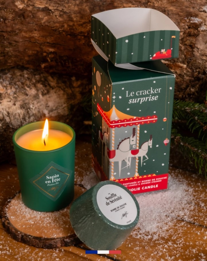 Gift box Cracker Sapin en Fête